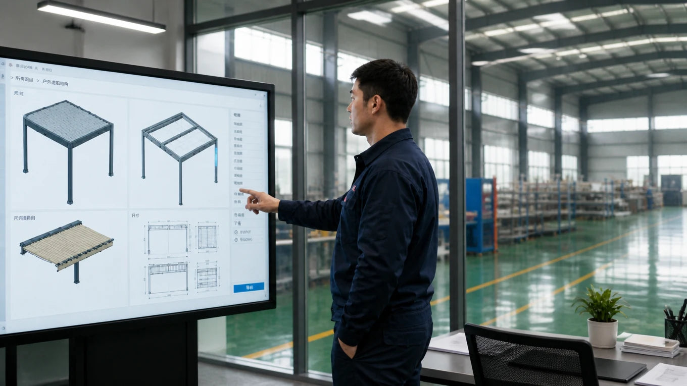 BESITSOL design team reviewing commercial shade systems through BIM