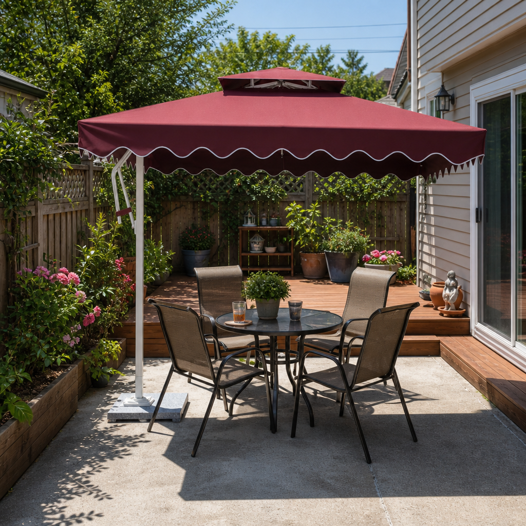 Aluminum Side Pole Umbrella / Roma Umbrella image 6