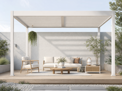 Wall mounted pergola reference