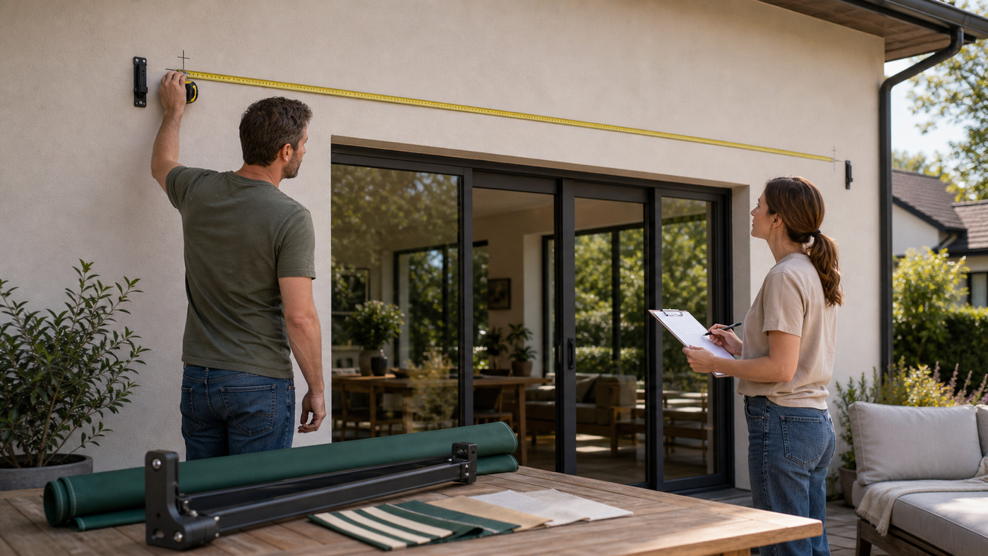 BESITSOL retractable awning consultation and project planning