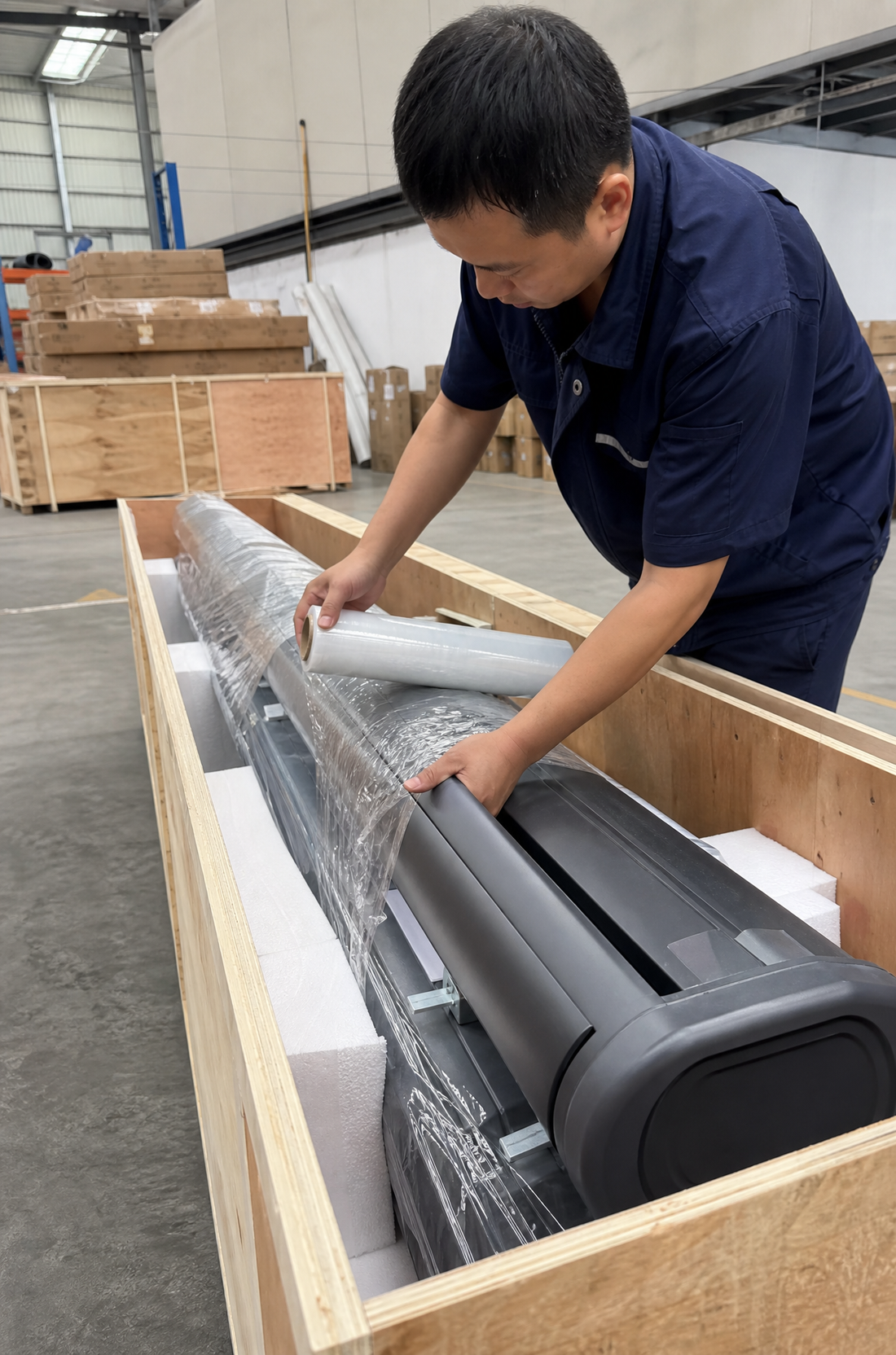 Final review and packing before shipment