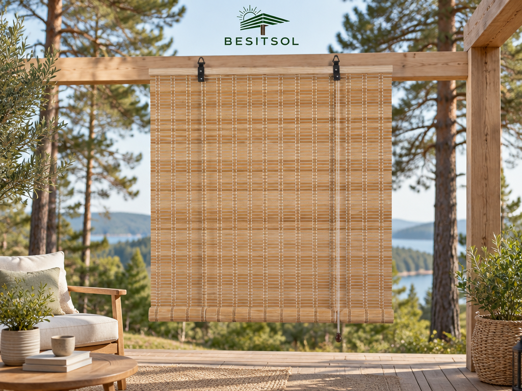 Bring a warmer layer to sheltered outdoor spaces.