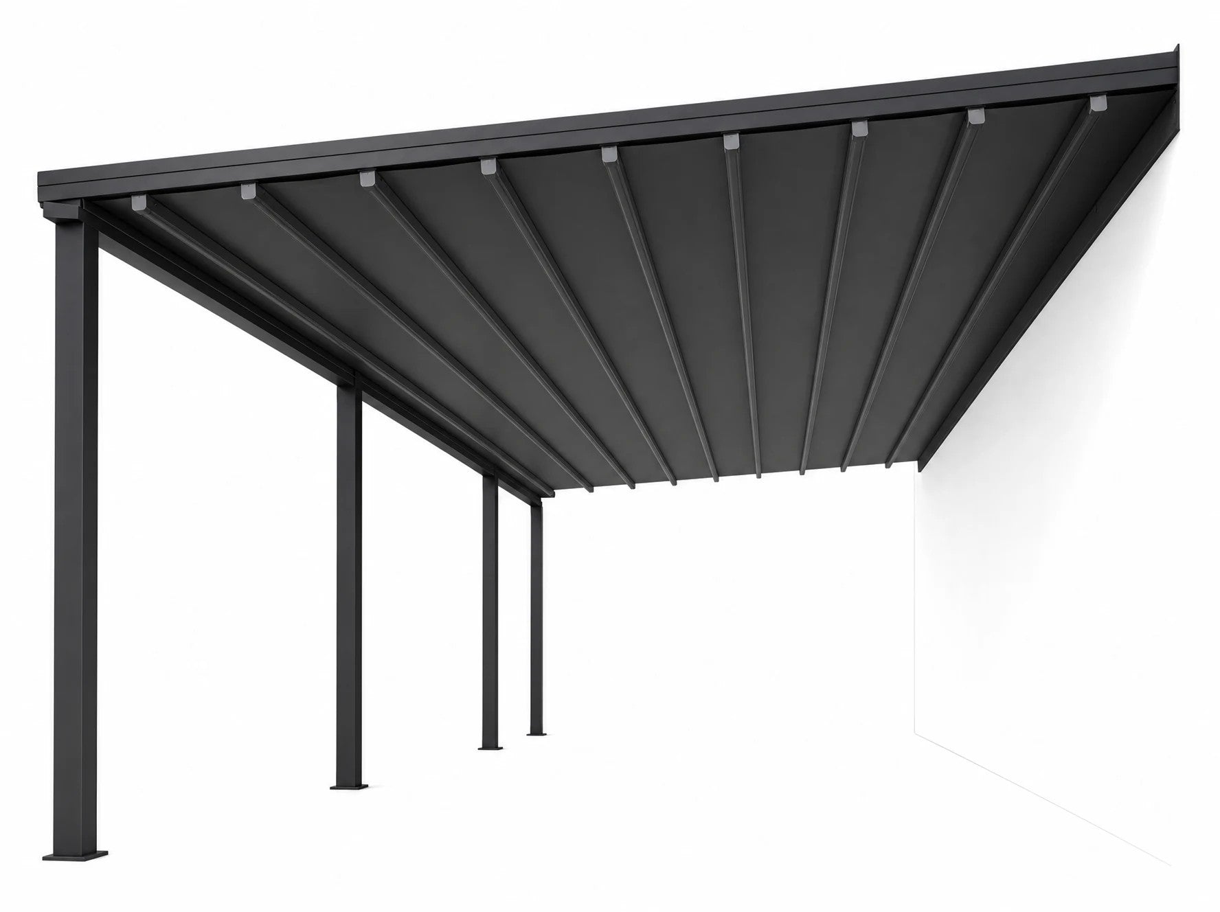 T700 canopy partially retracted toward the collection end